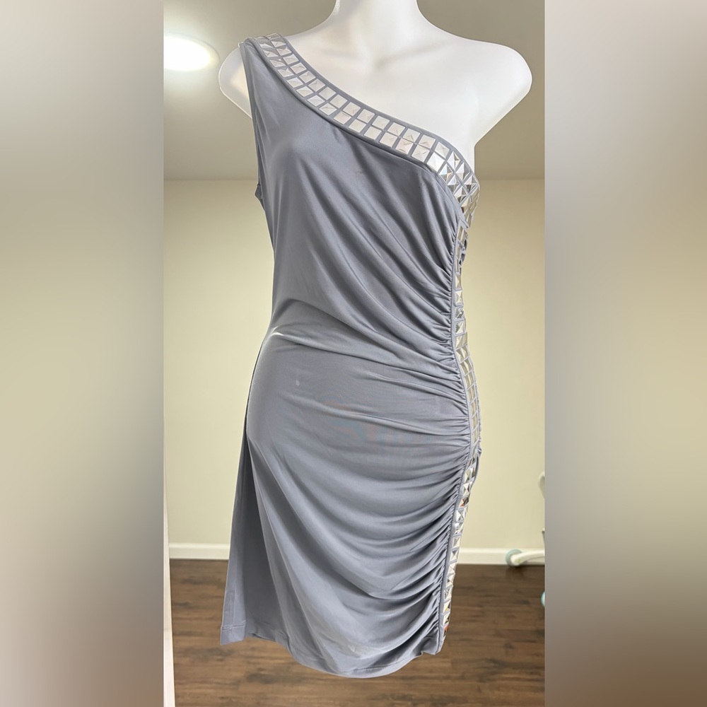 💎 Baby Phat One-Shoulder Glam Dress Y2K